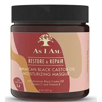 As Am JBCO Masque - 8 ounce - Deep Conditioning & Hydration - Repairs and Restores Scalp Health - Ve...