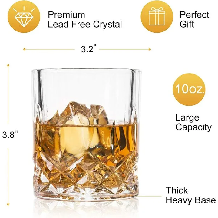 Farielyn-X Old Fashioned Whiskey Glasses Set of 6