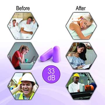 MOLDEX Foam Earplugs 40 Pairs Noise Reduction Made USA