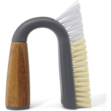 Elegant Full Circle Grunge Buster Grout & Tile Scrub Brush for Easy Cleaning