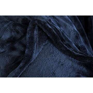 Bertte Plush Throw Blanket - Cozy Fuzzy 330 GSM Softness