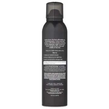 Kristin Ess Hair Dry Styling Set - Vitamin C Dry Shampoo Powder Spray + Light Hold Texturizing Spray - Volumizing + Oil Absorbing + Shine Enhancing for Dark, Brunette + Blonde Hair - Sulfate Free