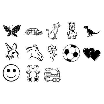 Stick 'n Wash No-Iron Self Adhesive Name Labels to go in Clothing or on Property (30 Labels)