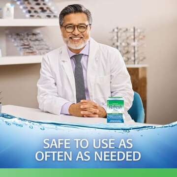 Refresh Plus Lubricant Eye Drops, Preservative Free, Single Use Containers, 30 Count
