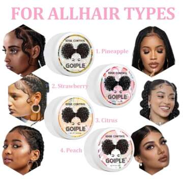 Edge Control Wax for All Hair Types - Strong Hold & Travel-Friendly