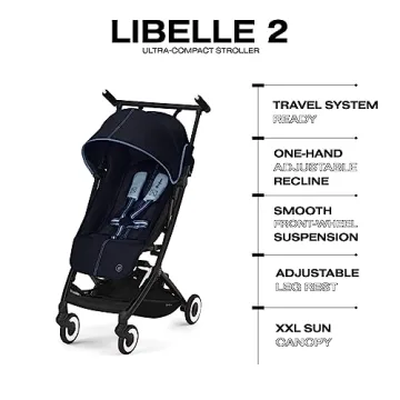 Cybex Libelle Lightweight Travel Stroller - Compact & Comfy