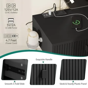 YITAHOME Makeup Vanity with Touch Screen Mirror