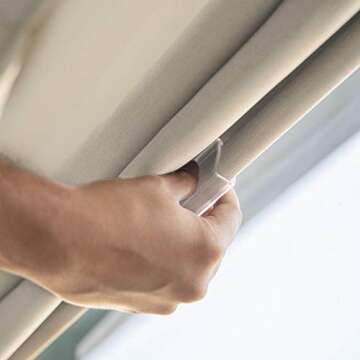 CHICOLOGY Roman Shades for Windows, Roman Window Shades, Roman Shades, Blackout Shades, Window Treatments, Window Shades for Home, Window Shade, 23" W X 64" H, Del Mar Moon Shell (Blackout)