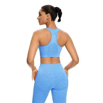 Abonlen Seamless Workout Set - High Waist Leggings & Bra