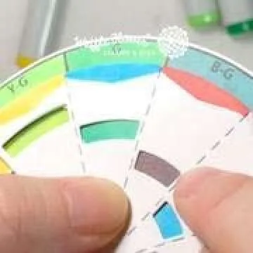 Waffle Flower Color Wheels Stamps and Dies Combo