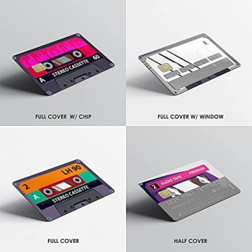 Debit Card Skin Cover Stickers - 4Pcs Waterproof, Bubble-Free