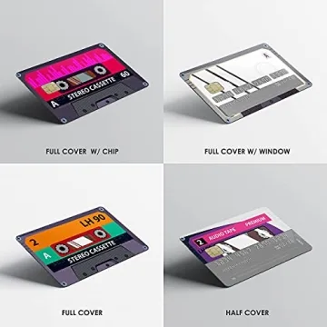 Debit Card Skin Cover Stickers - 4Pcs Waterproof, Bubble-Free