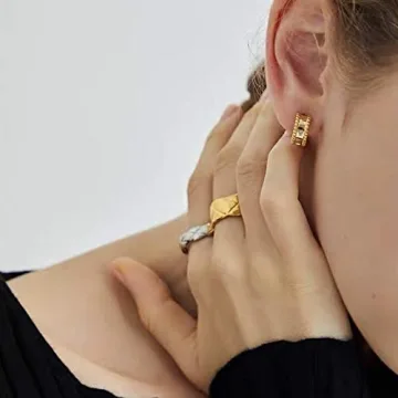 Shapes Studio 18k Gold Plated Ring for Women Enhancing Style