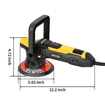 WEIZE Dual Action Polisher for Car Detailing Excellence