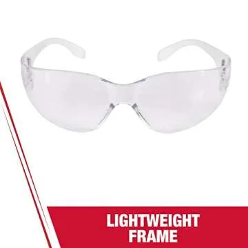 Radians Clear Safety Glasses - Lightweight & Scratch-Resistant
