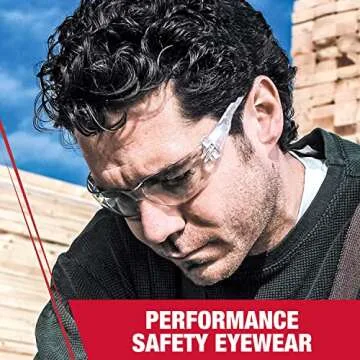Radians Clear Safety Glasses - Lightweight & Scratch-Resistant