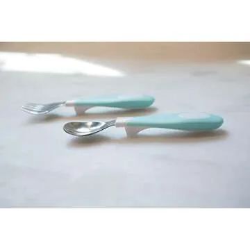 Dr. Brown's Soft-Grip Spoon and Fork Set for Toddlers