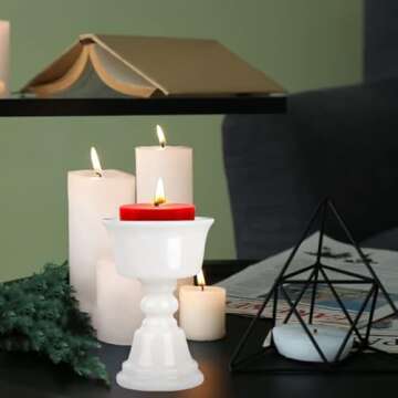 SIPARUI Elegant Marble Candle Holder for Home Decor