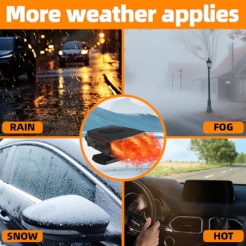 MEIDAYAI 12V Car Heater 200W - Fast Heating & Defrosting