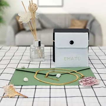 Elegant EMATU 18k Gold Plated Herringbone Choker