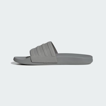Adidas Unisex Adilette Comfort Slide Sandal Grey Size 12