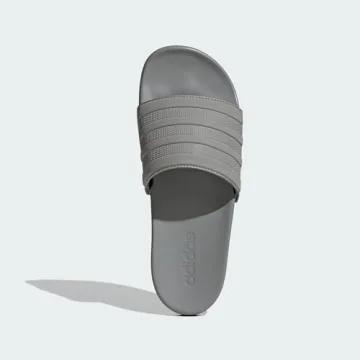 Adidas Unisex Adilette Comfort Slide Sandal Grey Size 12