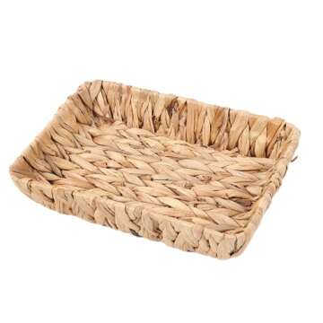 JLKIMZVO Hand-Woven Large Storage Baskets, Water Hyacinth Wicker Baskets for Organizing,Woven Basket...