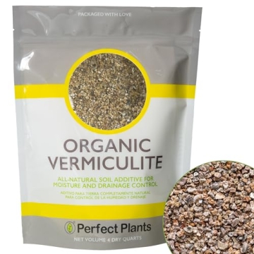 Organic Vermiculite for Thriving Plant Growth - 4qts