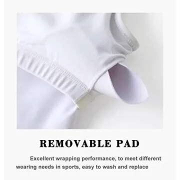 Dragon Fit Sports Bra for Women Longline Padded Bra Yoga Crop Tank Tops Fitness Workout Running Top (X-Small, White)