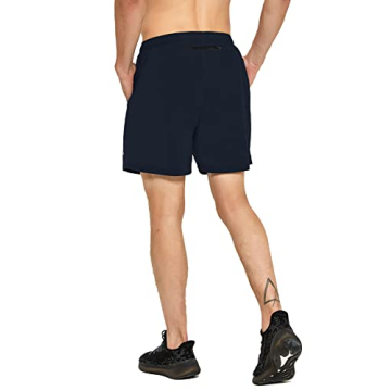 DEMOZU Men's Quick Dry Athletic Shorts with Pockets