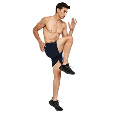 DEMOZU Men's Quick Dry Athletic Shorts with Pockets