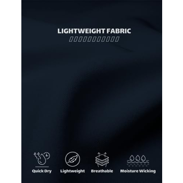 DEMOZU Men's Quick Dry Athletic Shorts with Pockets