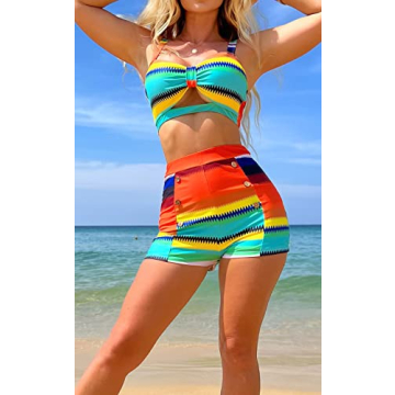 Stylish B2prity Vintage Print Bikini Set for Women