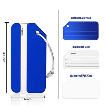 Stylish Landisun Luggage Tags – Perfect for All Travelers