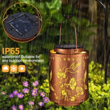 Waterproof Butterfly Solar Lanterns for Outdoor Decor