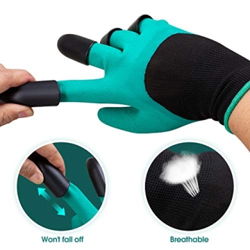 Breathable Gardening Gloves with Claws for Easy Digging