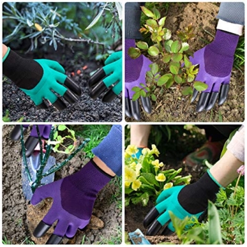 Breathable Gardening Gloves with Claws for Easy Digging