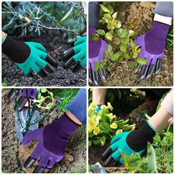 Breathable Gardening Gloves with Claws for Easy Digging