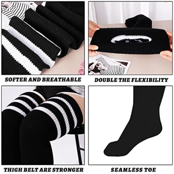 Plus Size Thigh High Socks for Thick Thighs - Stylish Warmth