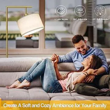Stylish CNXIN Floor Lamp with 3 Color Temperatures