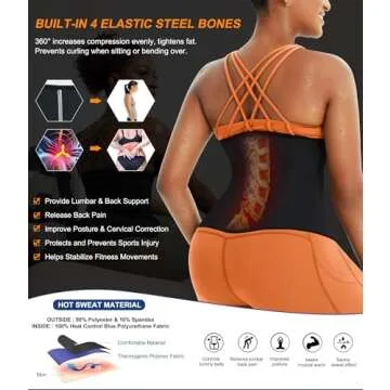 TrainingGirl Waist Trainer - Effective Sweat and Shape