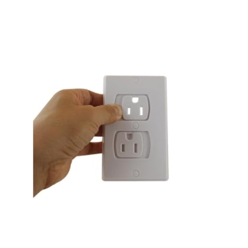 Self Closing Outlet Cover 4-Pack for Baby Proofing Safety