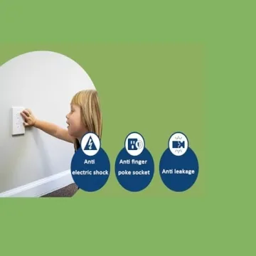 Self Closing Outlet Cover 4-Pack for Baby Proofing Safety