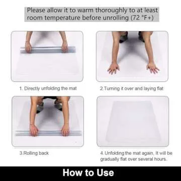 AiBOB Chair Mat for Hardwood Floors - 36x48 Size