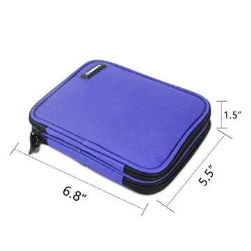 Damero Crochet Hook Case - Large Capacity & Easy to Carry