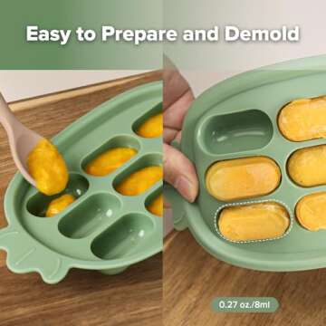 Haakaa Baby Popsicle Mold - Safe Silicone Food Maker