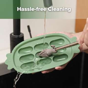 Haakaa Baby Popsicle Mold - Safe Silicone Food Maker