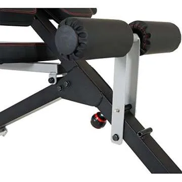 Versatile Hyperextension and Ab Bench for Home Gym