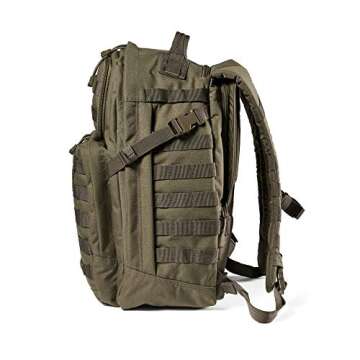 5.11 Tactical Backpack – Rush 24 2.0 – Pack and Laptop Compartment, 37 Liter, Medium, Ranger Green, Style 56563