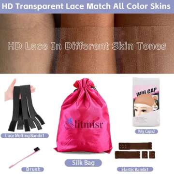 Skunk Stripe Human Hair Wig 13x4 Hd Ombre Lace Front Wig Human Hair Pre Plucked with Baby Hair 150% Density 1b/27/99j Burgundy Lace Front Wigs Human Hair (22 Inch Colored Wigs Human Hair for Women )